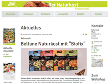 Tablet Screenshot of naturkost-west.de
